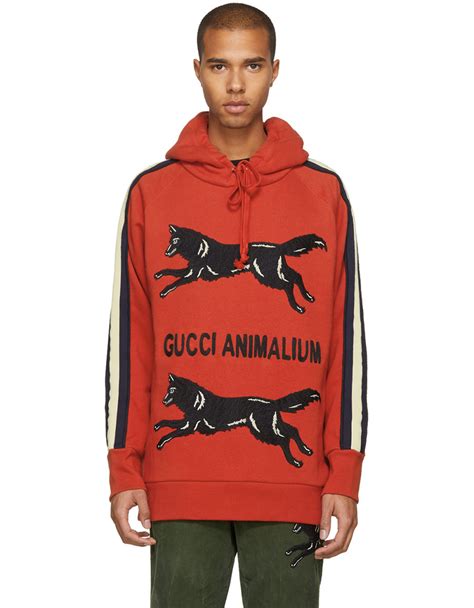 gucci red wolf|Gucci sweatpants for men.